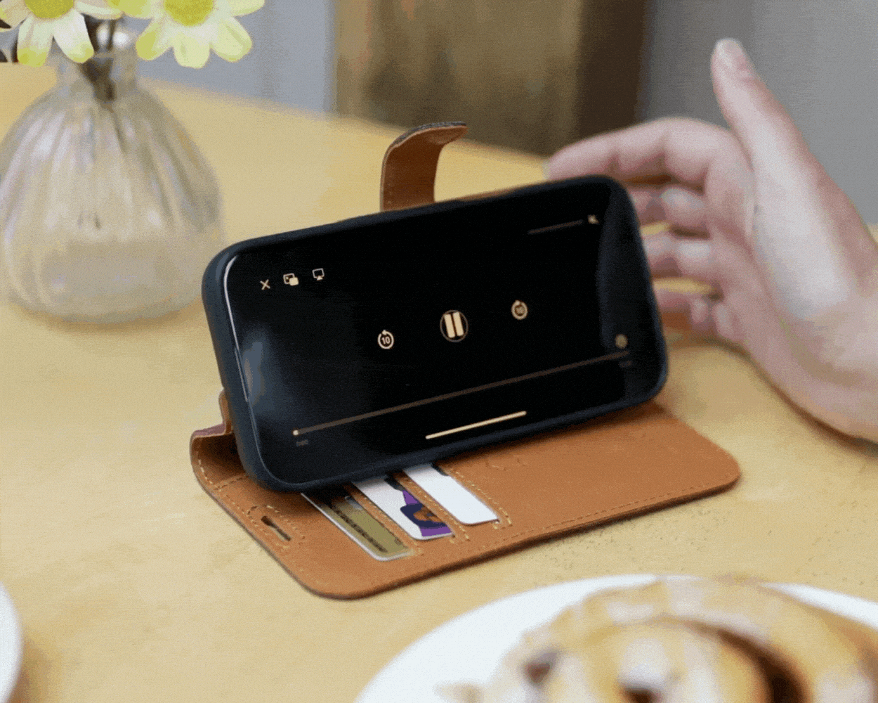 Google Pixel 9 Pro - Vintage Leather Wallet Phone Case