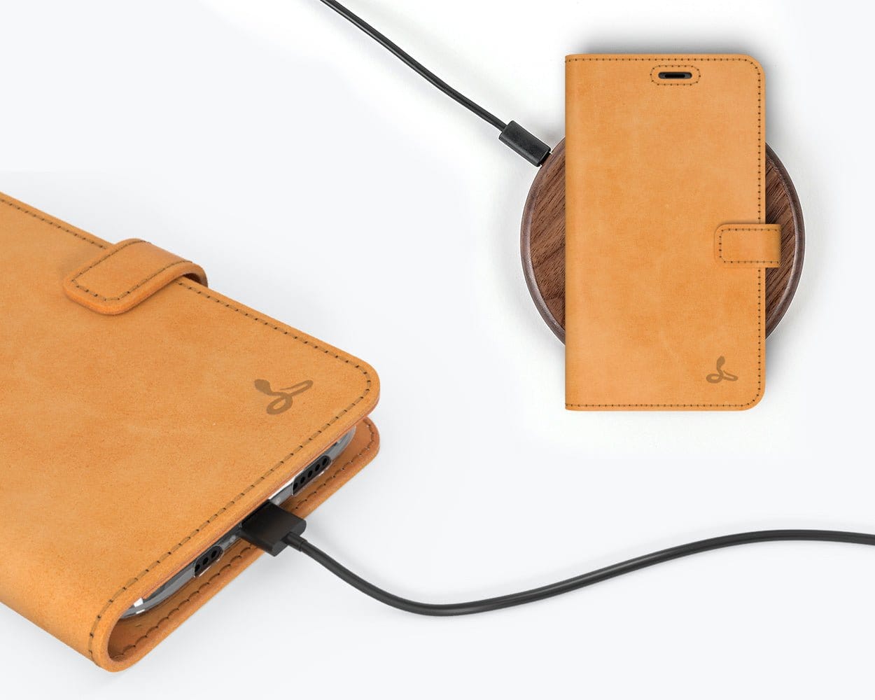 Apple iPhone 11 Pro - Vintage Leather Wallet (Almost Perfect) Grey Apple iPhone 11 Pro - Snakehive UK