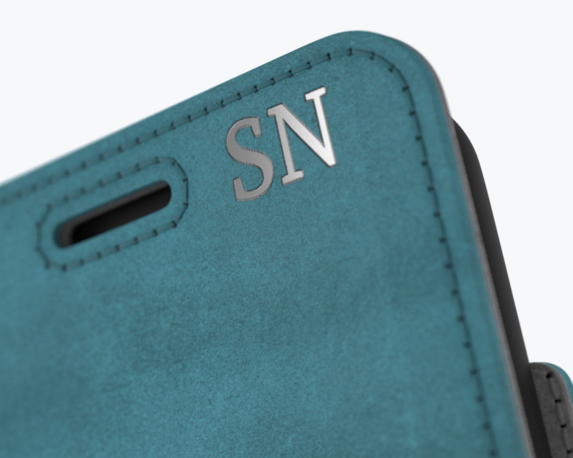 Apple iPhone 13 Pro - Vintage Leather Wallet (Almost Perfect) Teal Apple iPhone 13 Pro - Snakehive UK