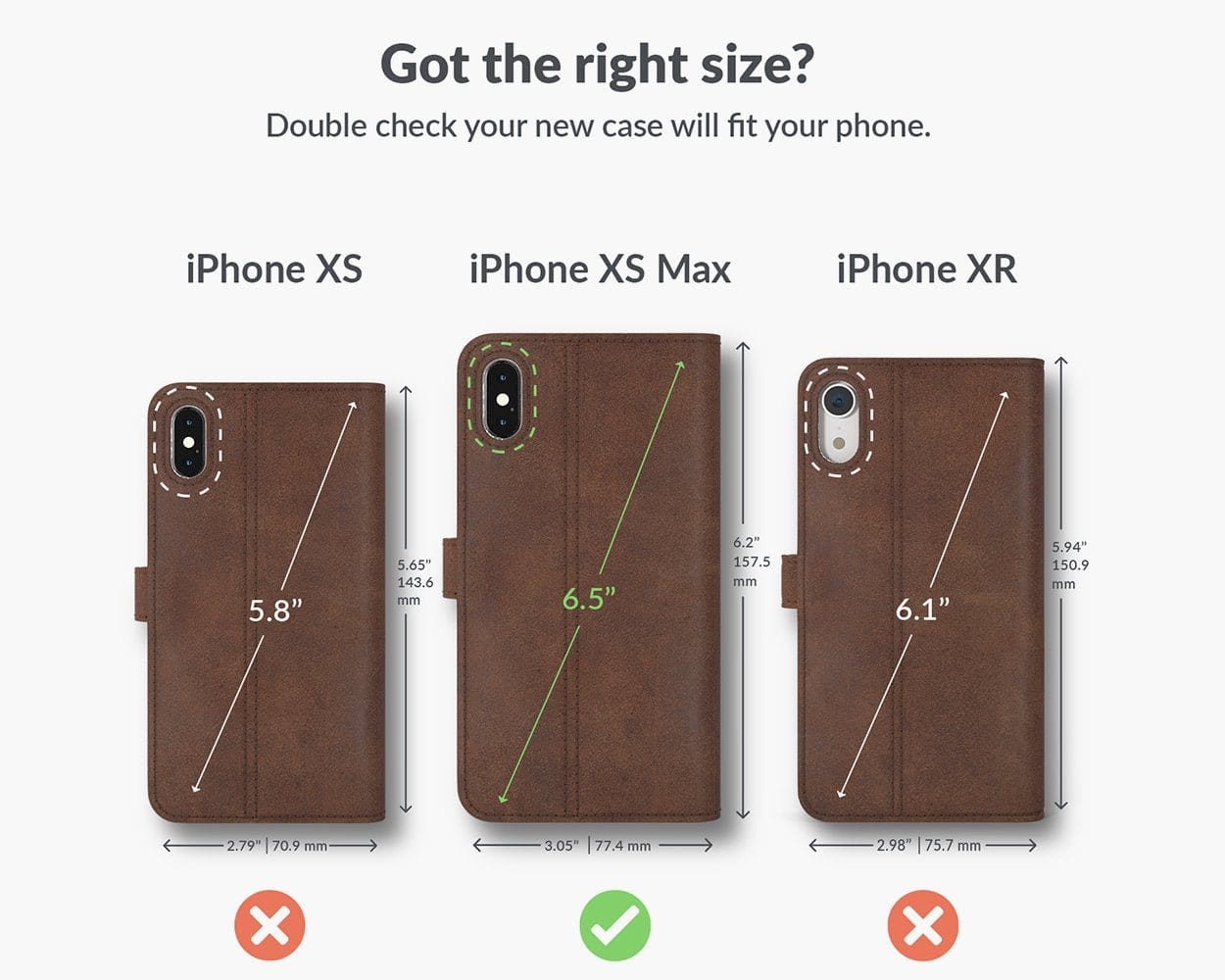 Apple iPhone XS Max - Vintage Leather Wallet (Almost Perfect) Honey Gold Apple iPhone XS Max - Snakehive UK