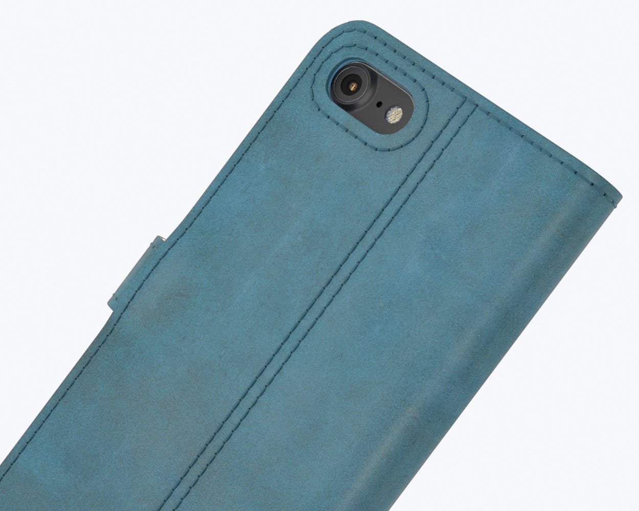 Apple iPhone 7 - Vintage Leather Wallet (Almost Perfect) Teal Apple iPhone 7 - Snakehive UK