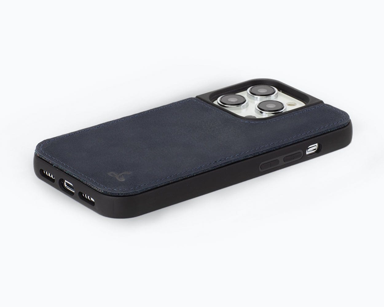 Vintage Leather Back Case - Apple iPhone 14 Pro Black Apple iPhone 14 Pro - Snakehive UK