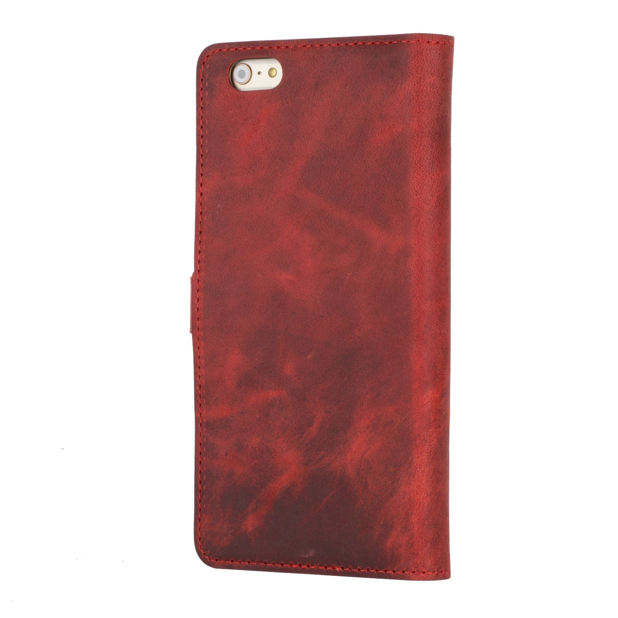 Vintage Leather Wallet - Apple iPhone 6/6S Plus Black Apple iPhone 6 Plus - Snakehive UK
