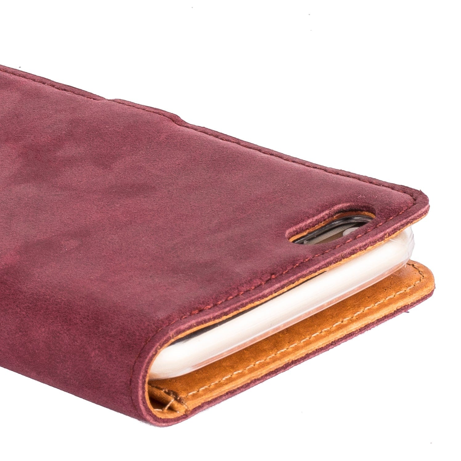 Vintage Leather Wallet - Apple iPhone 6/6S Plus Black Apple iPhone 6 Plus - Snakehive UK