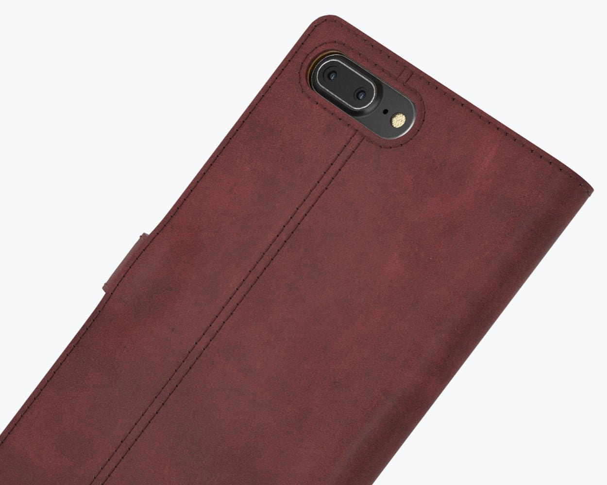 Apple iPhone 7 Plus - Vintage Leather Wallet (Almost Perfect) Red Apple iPhone 7 Plus - Snakehive UK