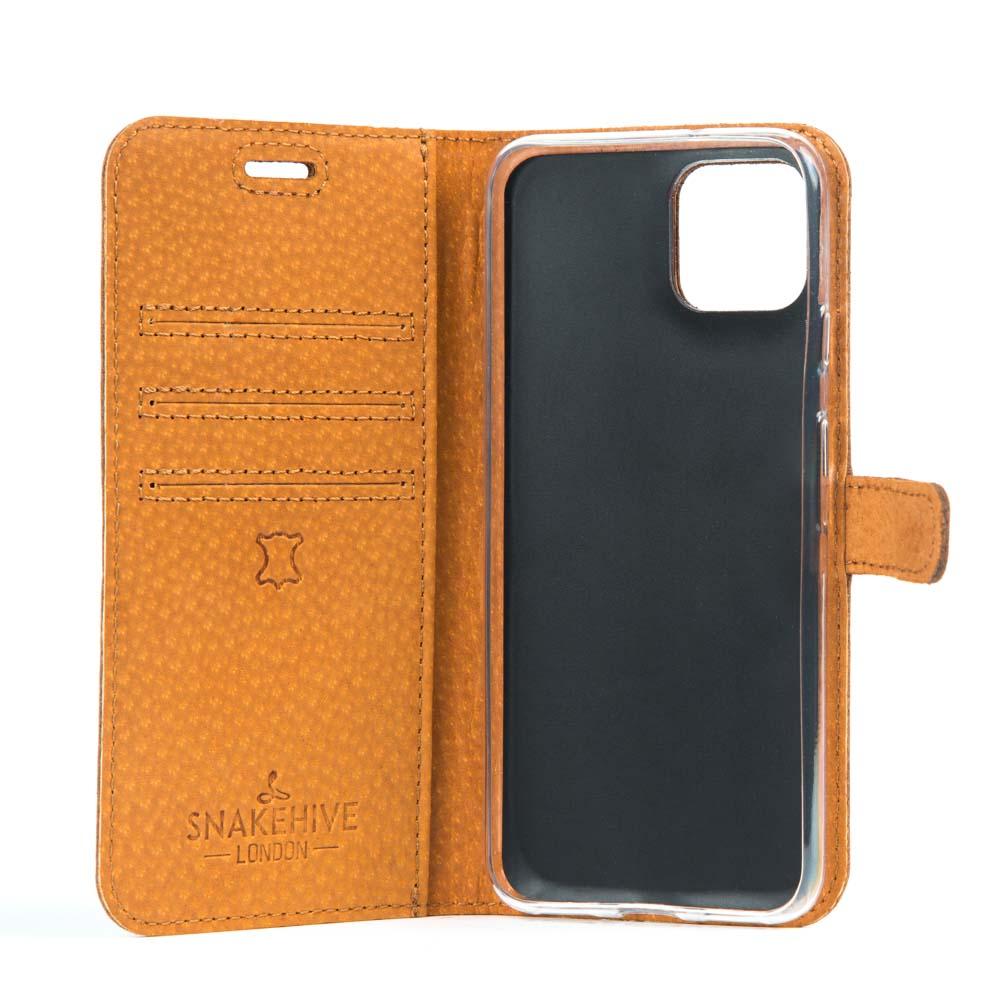 Vintage Leather Wallet - Google Pixel 4 XL Plum Google Pixel 4 XL - Snakehive UK
