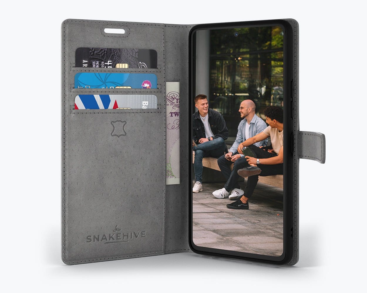 Samsung Galaxy A53 - Vintage Leather Wallet Teal Samsung Galaxy A53 - Snakehive UK