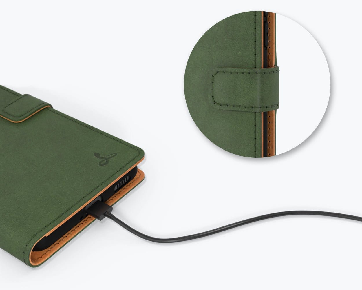 Samsung Galaxy A53 - Vintage Leather Wallet Teal Samsung Galaxy A53 - Snakehive UK