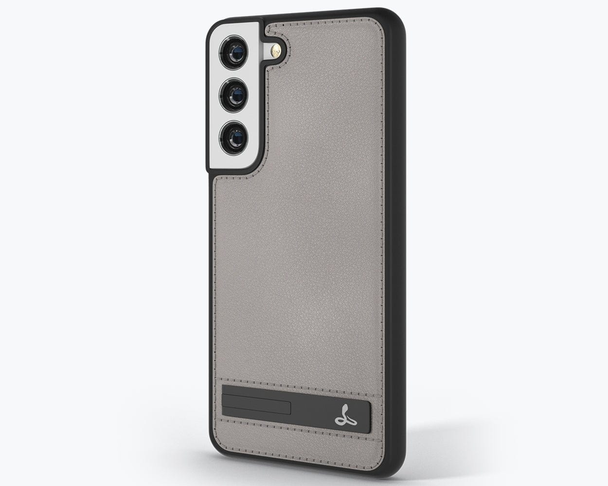 Samsung Galaxy S23 - Metro Leather Case Pebble Grey Samsung Galaxy S23 - Snakehive UK