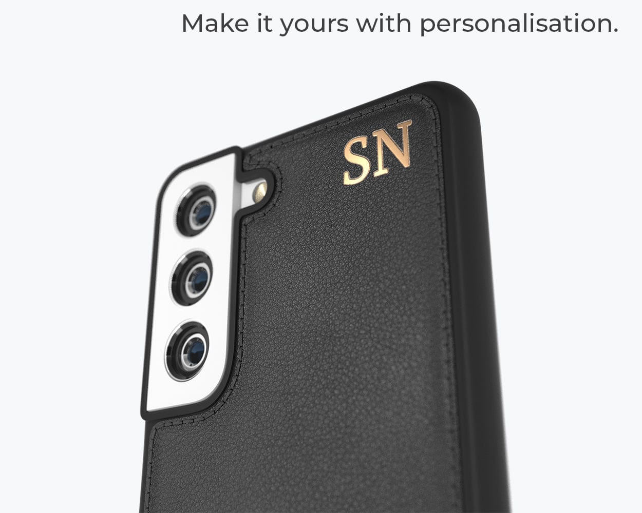 Samsung Galaxy S23 - Metro Leather Case Pebble Grey Samsung Galaxy S23 - Snakehive UK
