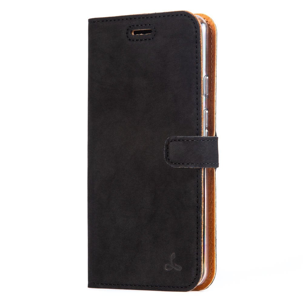 Vintage Leather Wallet - Google Pixel 3 XL Black Google Pixel 3XL - Snakehive UK