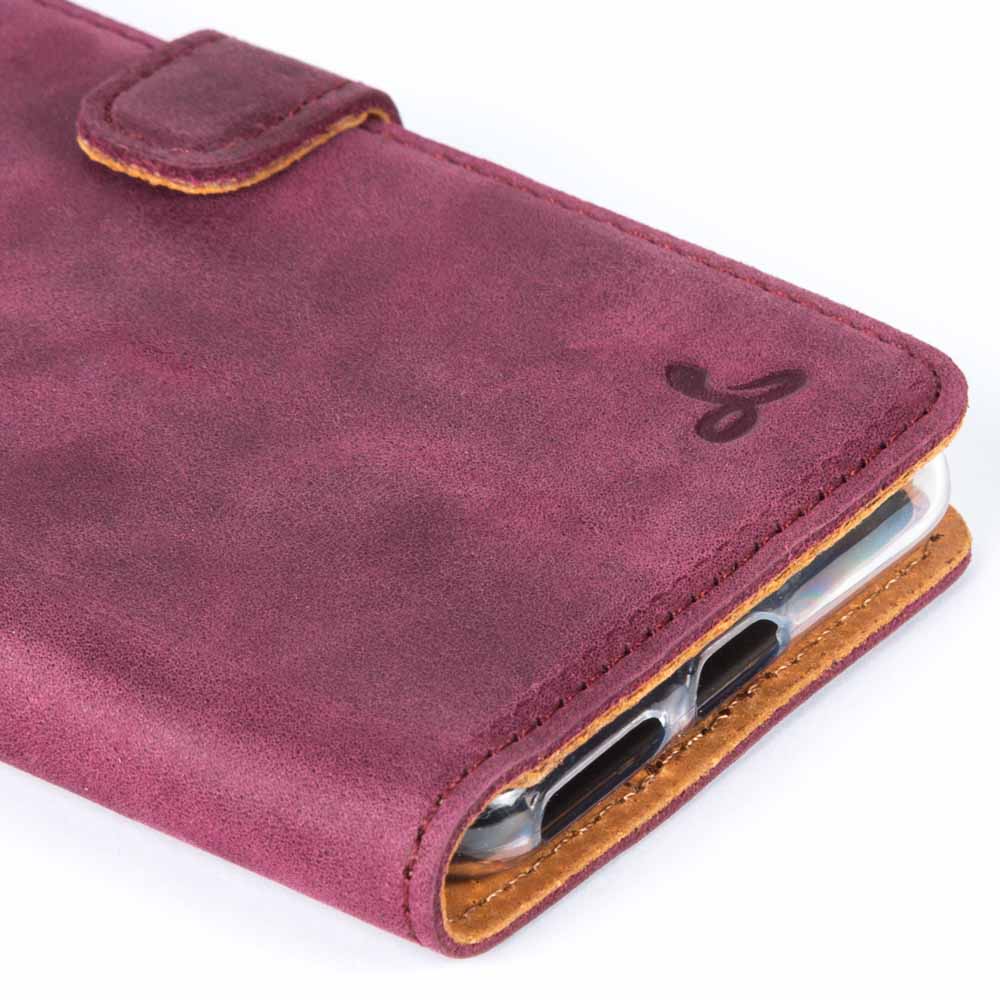 Vintage Leather Wallet - Google Pixel 3 XL Honey Gold Google Pixel 3XL - Snakehive UK