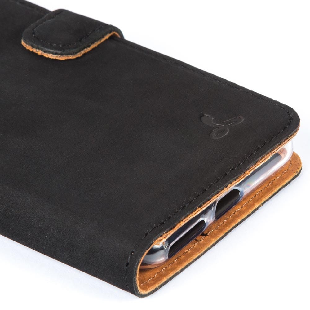Vintage Leather Wallet - Google Pixel 3 XL Honey Gold Google Pixel 3XL - Snakehive UK