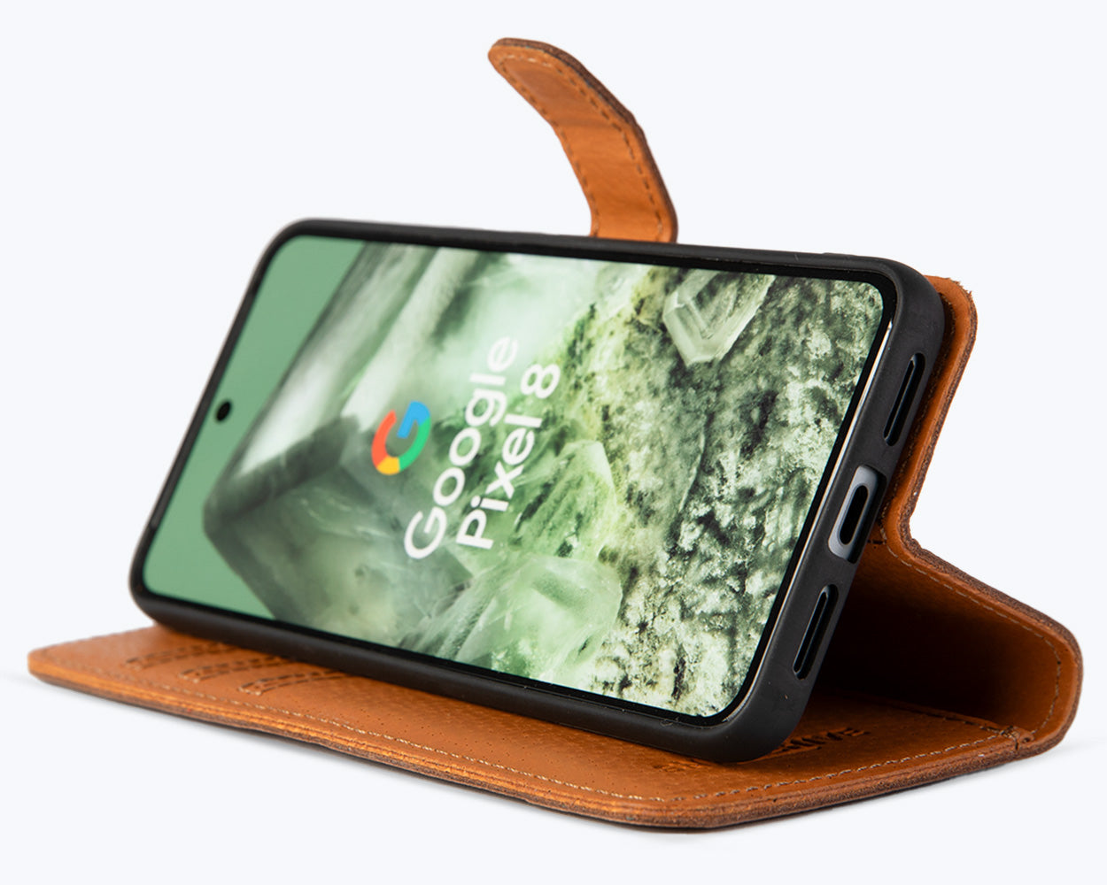 Google Pixel 8 - Vintage Leather Wallet