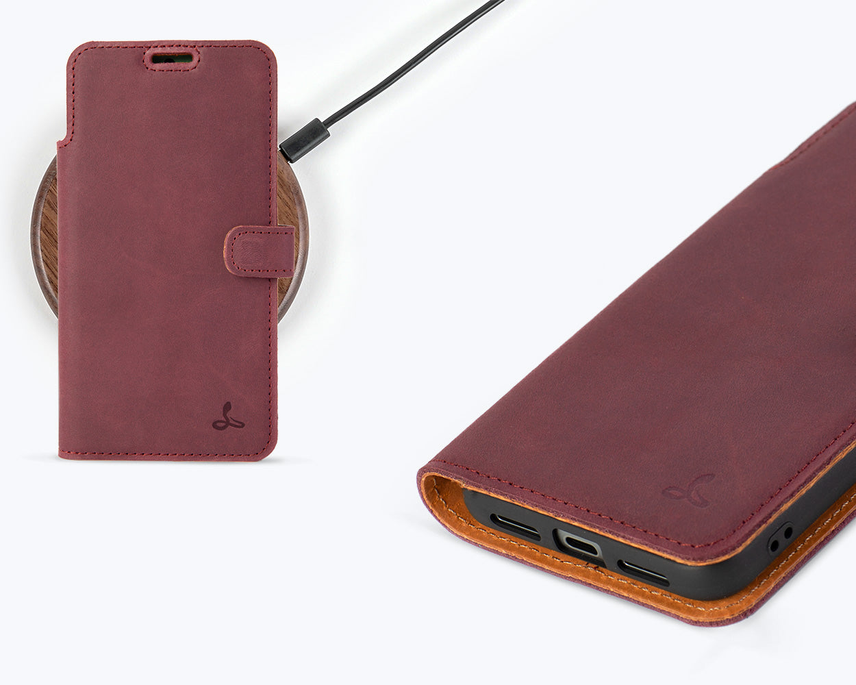 Google Pixel 8 - Vintage Leather Wallet