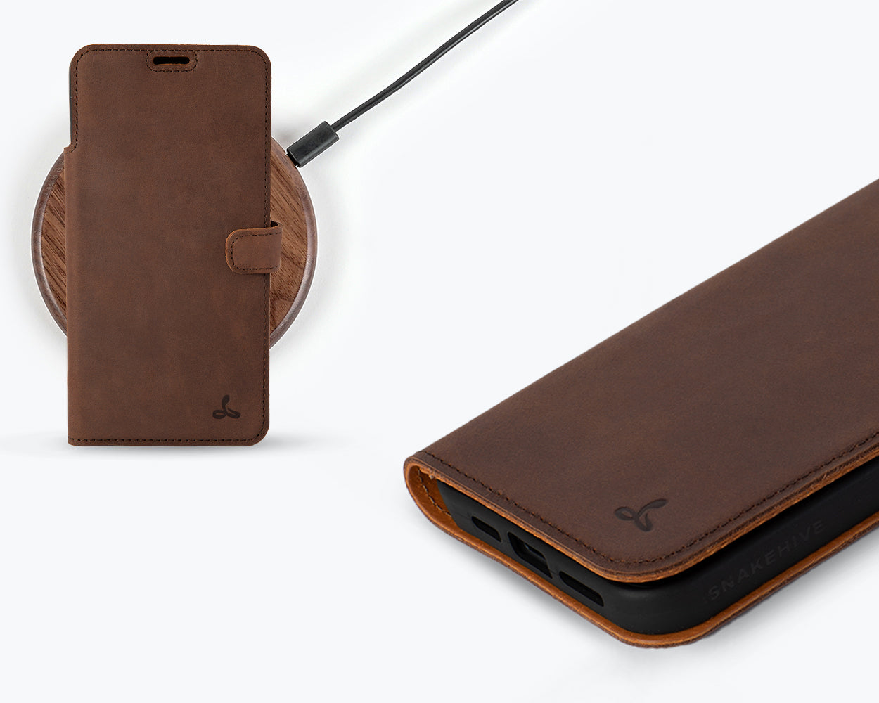 Google Pixel 8 Pro- Vintage Leather Wallet