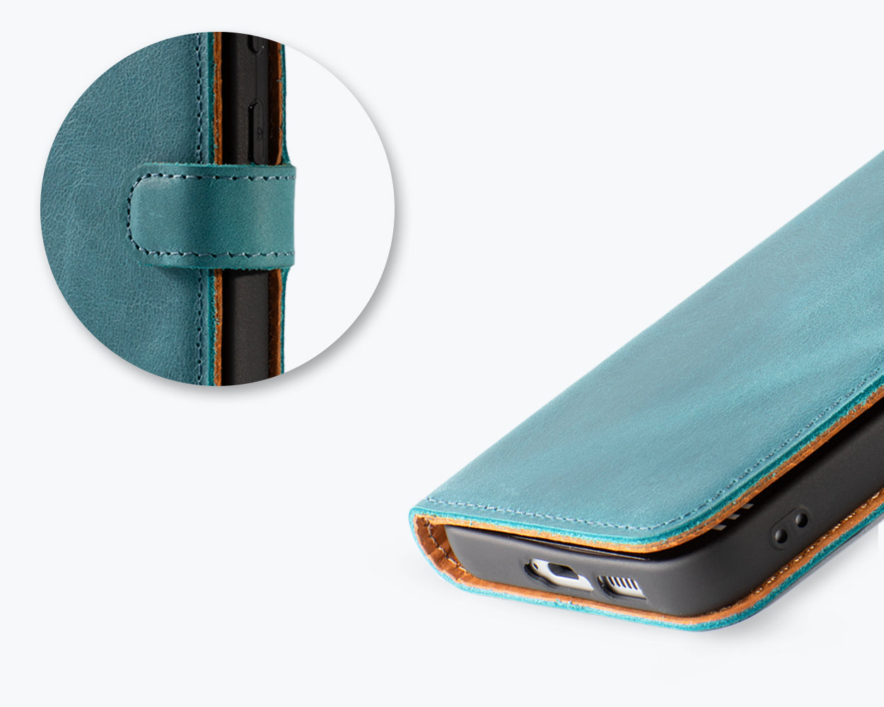 Vintage Leather Wallet - Samsung Galaxy S24 FE