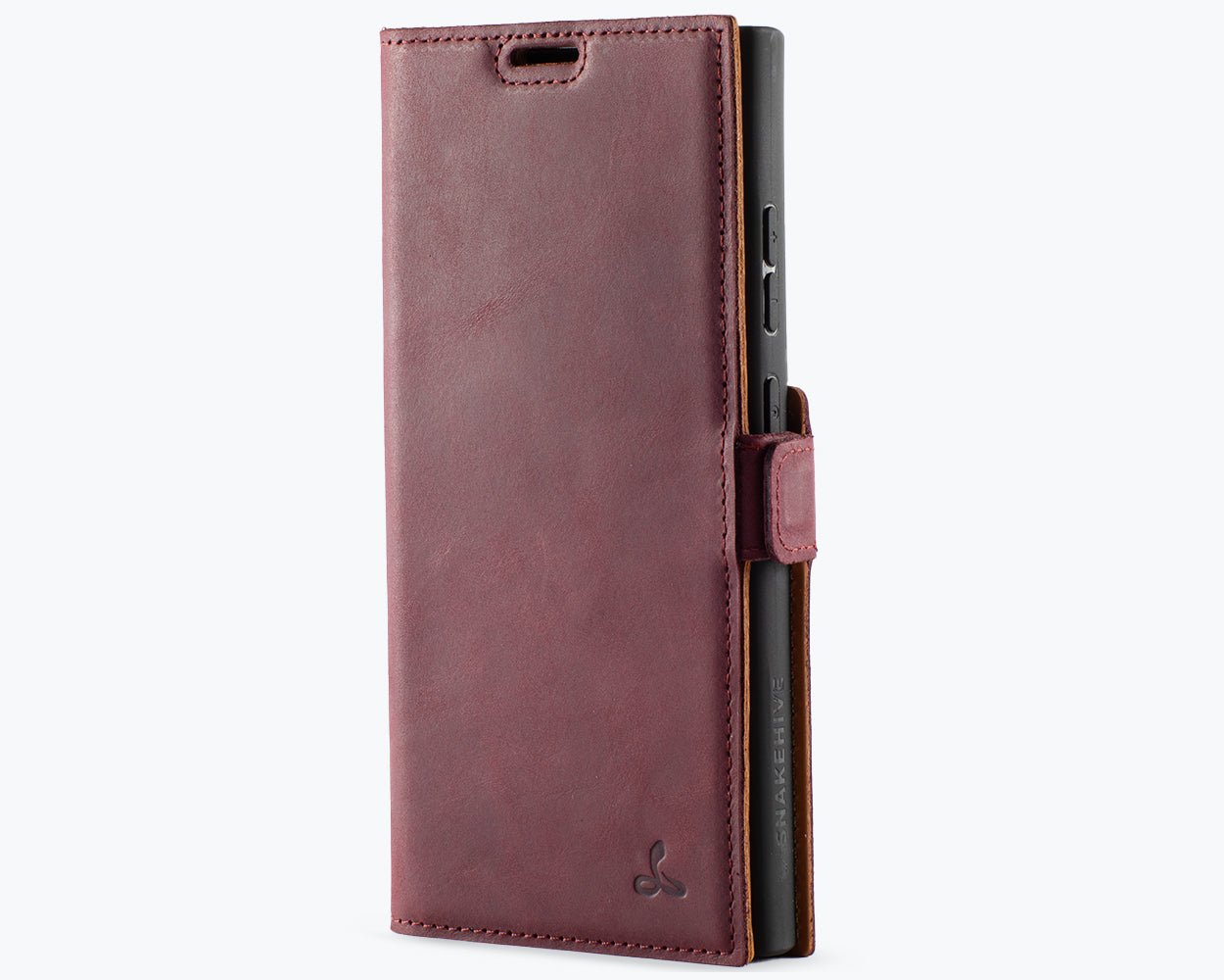 Samsung Galaxy S24 Ultra - Vintage Leather Wallet (Side Clasp)