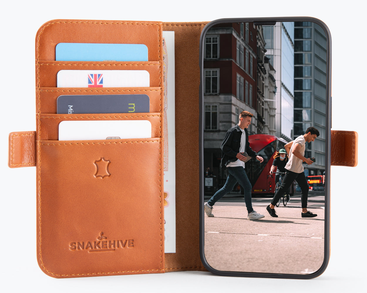 Apple iPhone 16e - Metro Leather Wallet Phone Case