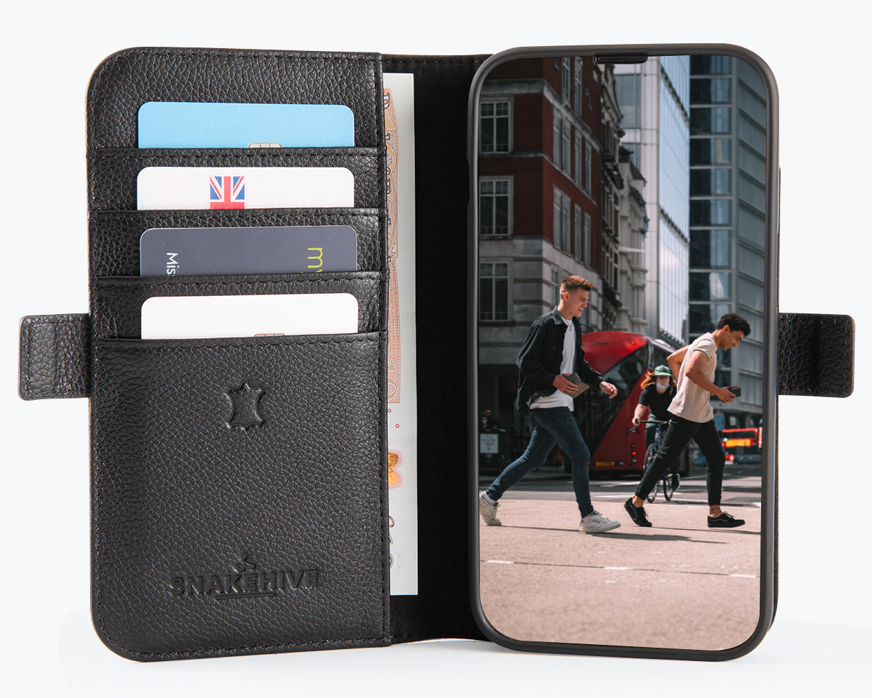 Apple iPhone 16e - Metro Leather Wallet Phone Case