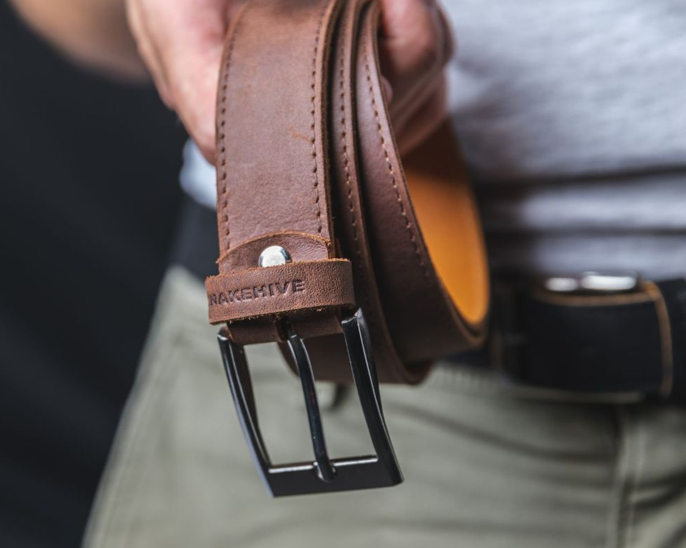 Vintage Leather Belt