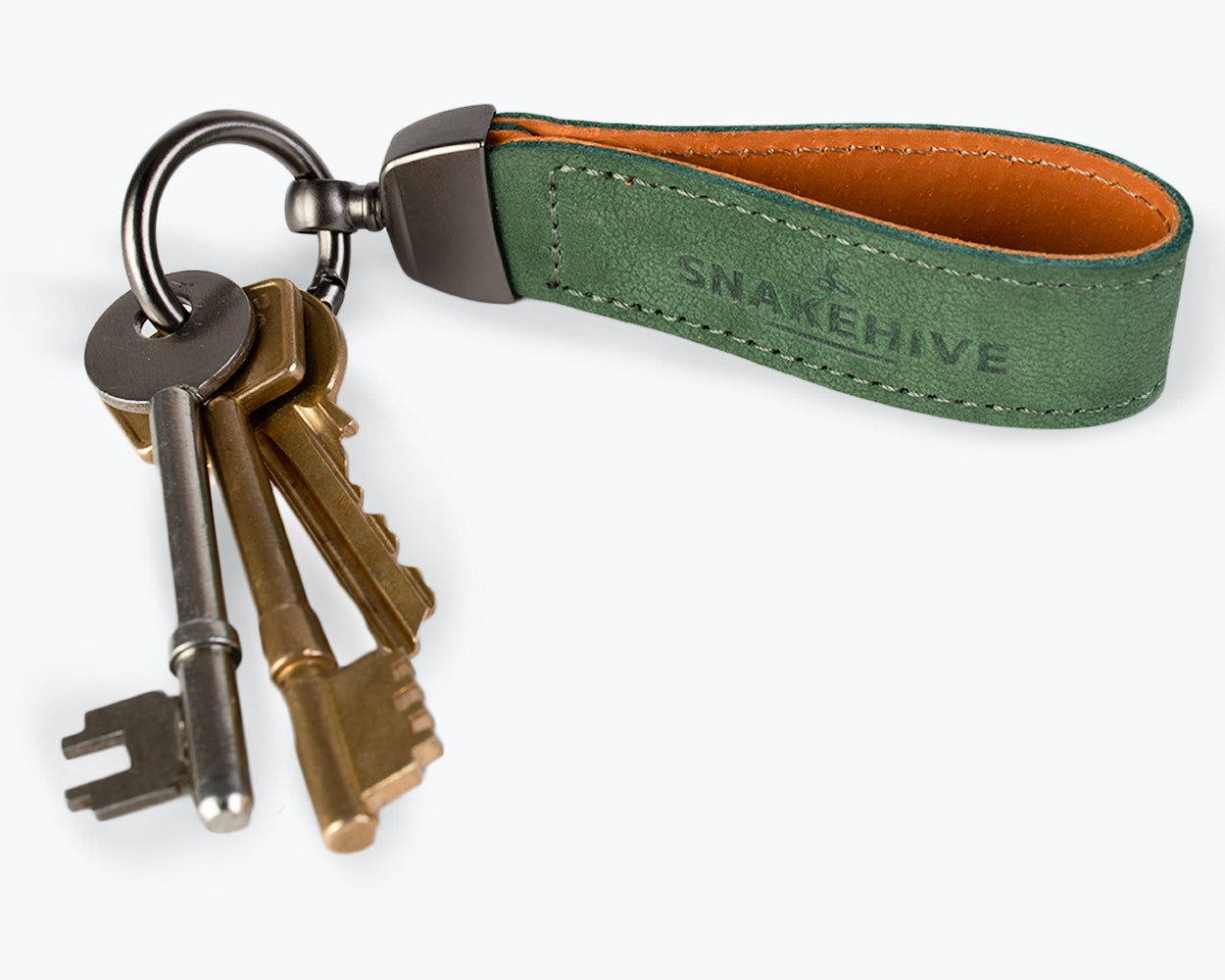 Vintage Leather Key Loop