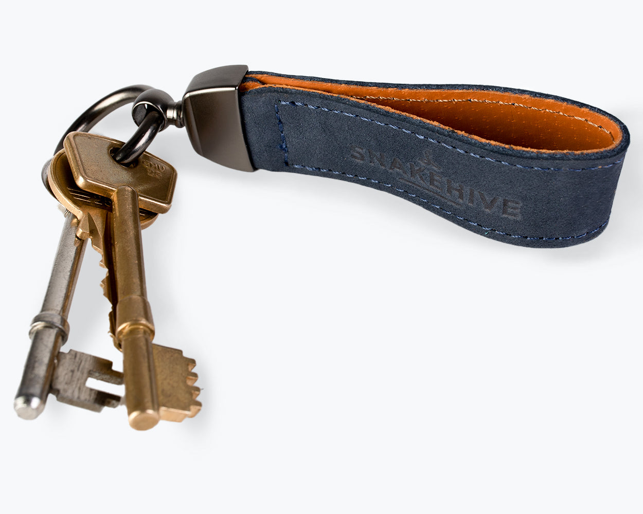 Vintage Leather Key Loop