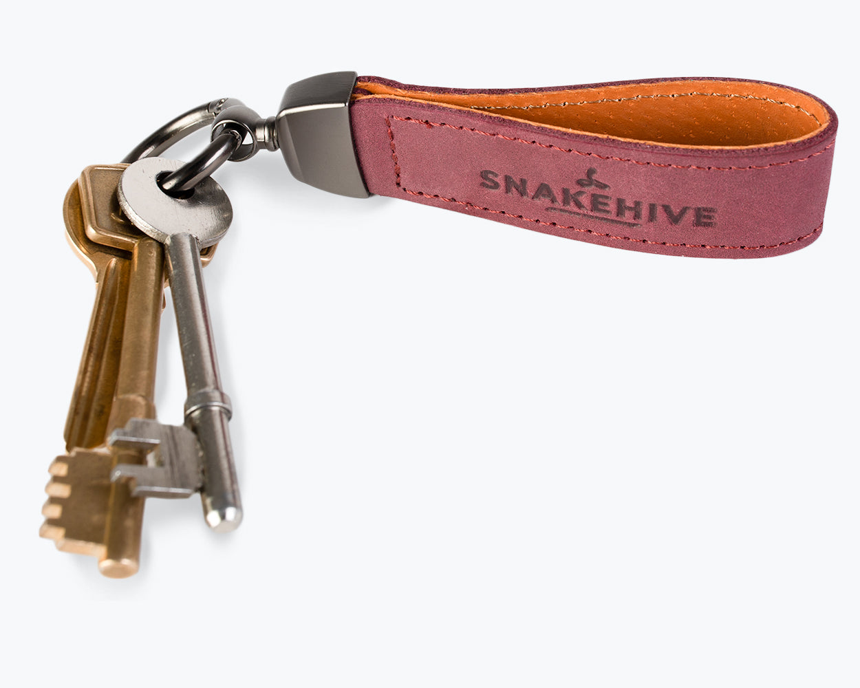 Vintage Leather Key Loop