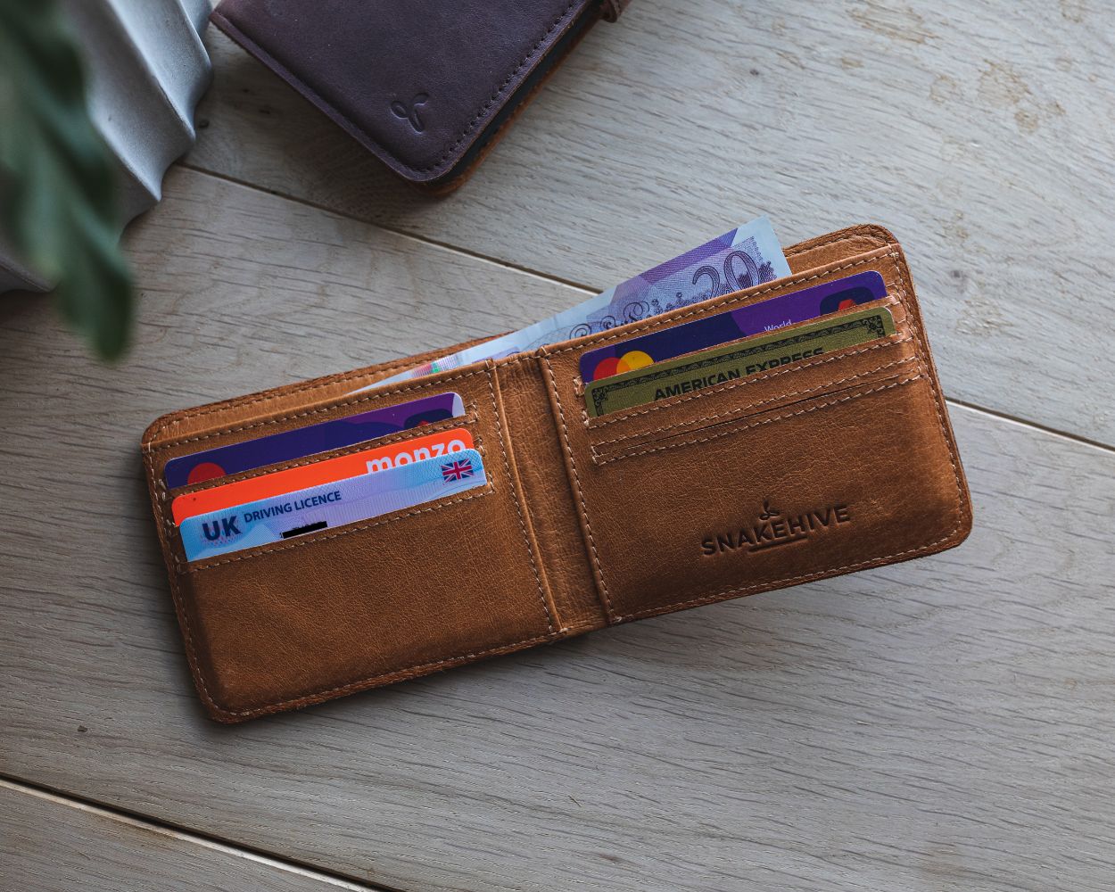 Vintage Leather Money Wallet