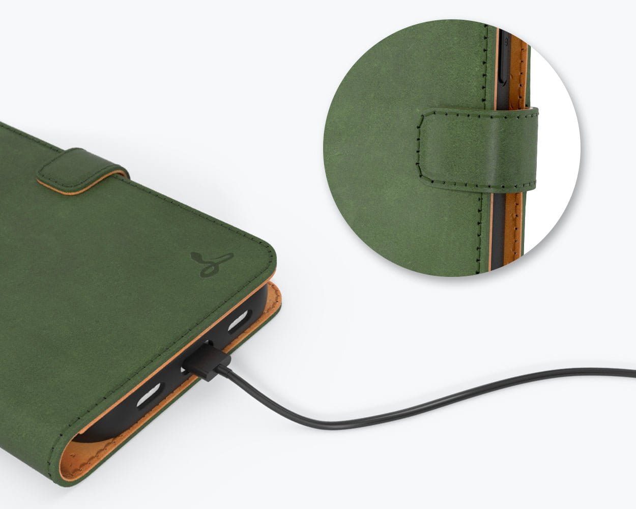 Apple Iphone 14 Plus Vintage Leather Wallet Almost Perfect - Snakehive UK