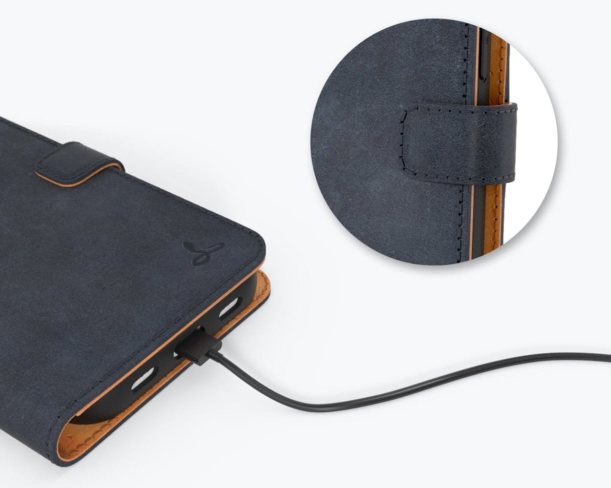 Apple Iphone 14 Plus Vintage Leather Wallet Almost Perfect - Snakehive UK