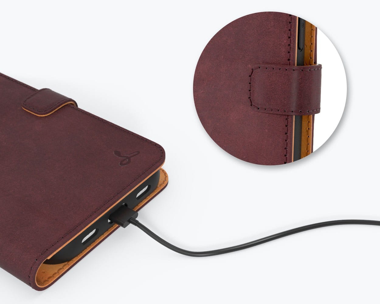 Apple Iphone 14 Plus Vintage Leather Wallet Almost Perfect - Snakehive UK