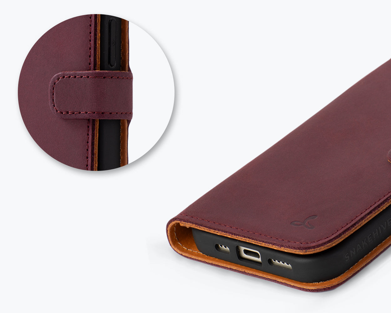 Apple iPhone 16 Plus - Vintage Leather Wallet