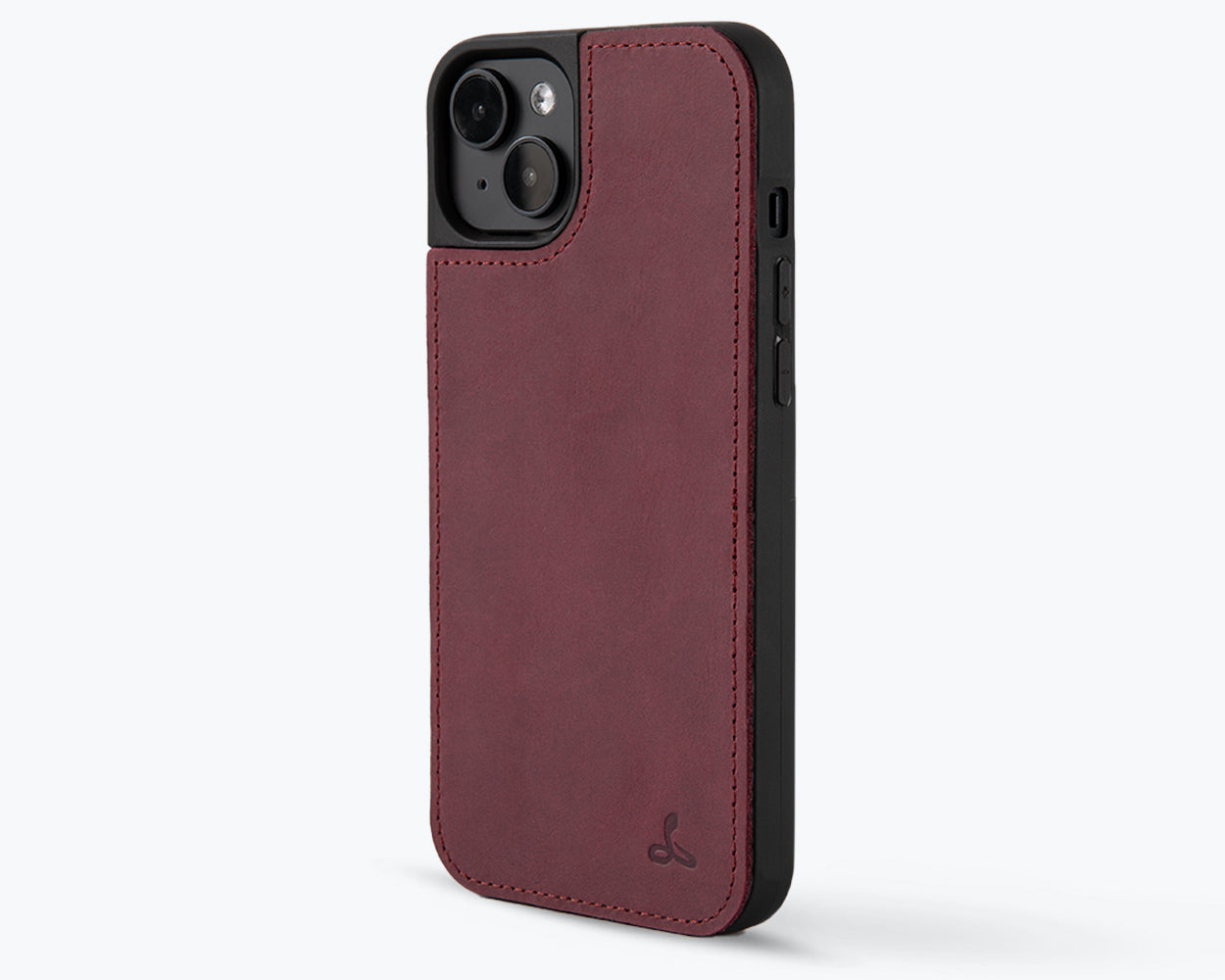 Vintage Leather Back Case - Apple iPhone 15 Plus