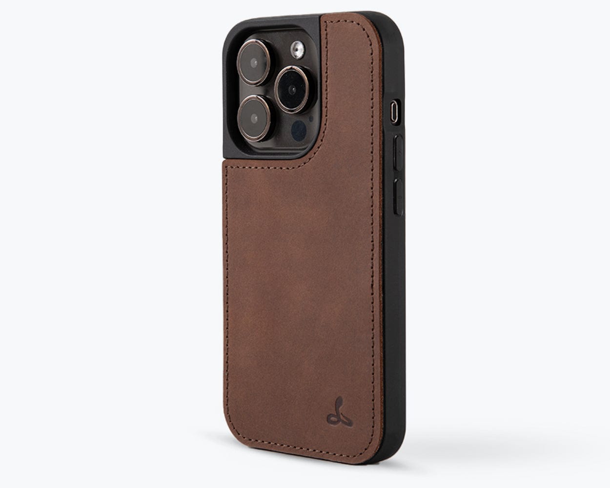 Vintage Leather Back Case Apple Iphone 15 Pro - Snakehive UK