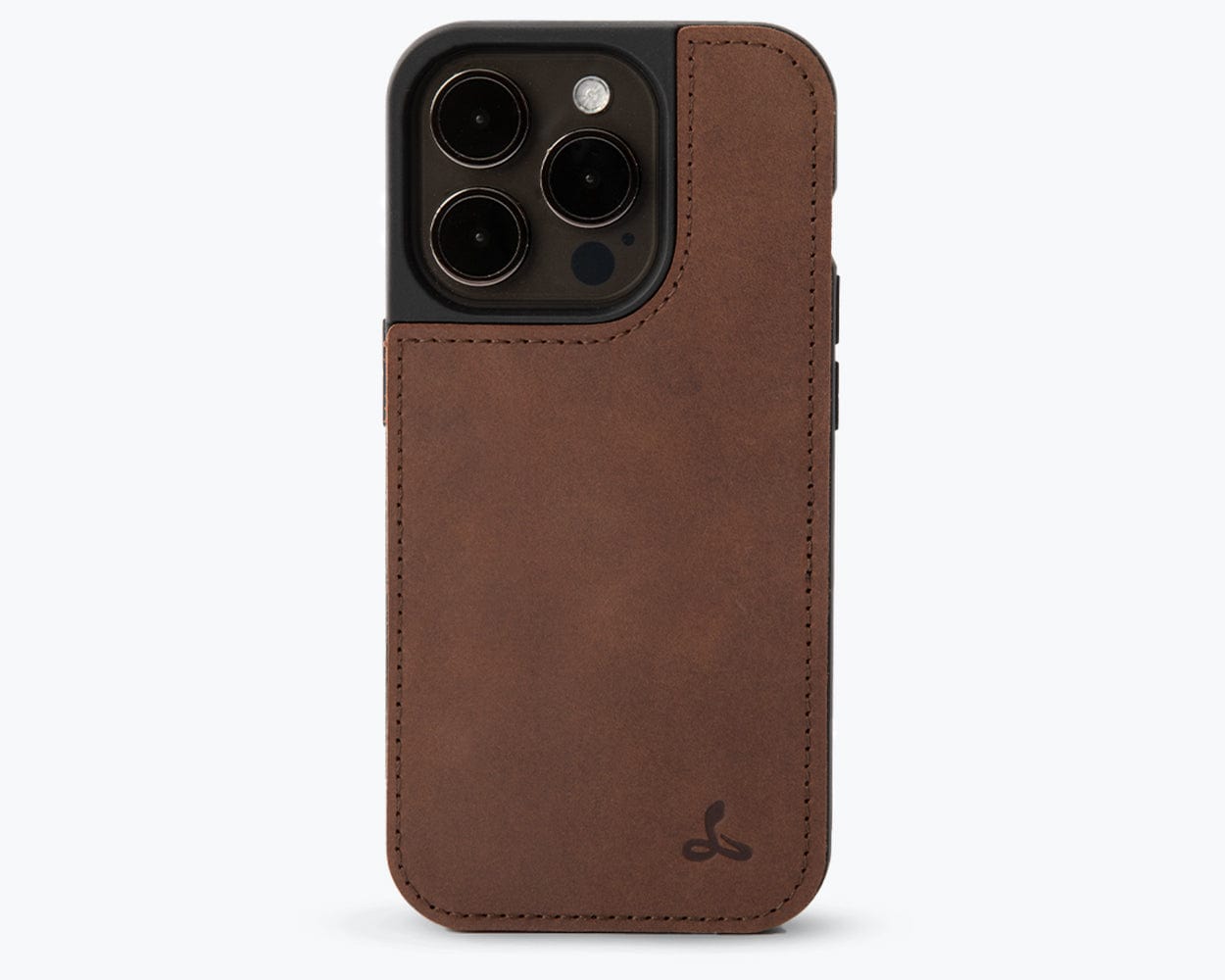 Vintage Leather Back Case Apple Iphone 15 Pro - Snakehive UK