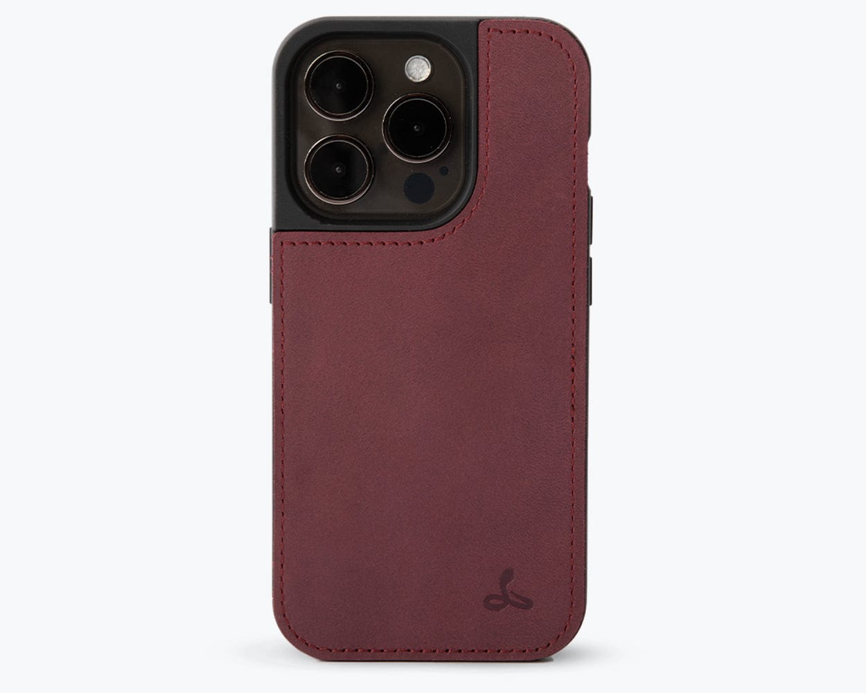 Vintage Leather Back Case Apple Iphone 15 Pro - Snakehive UK
