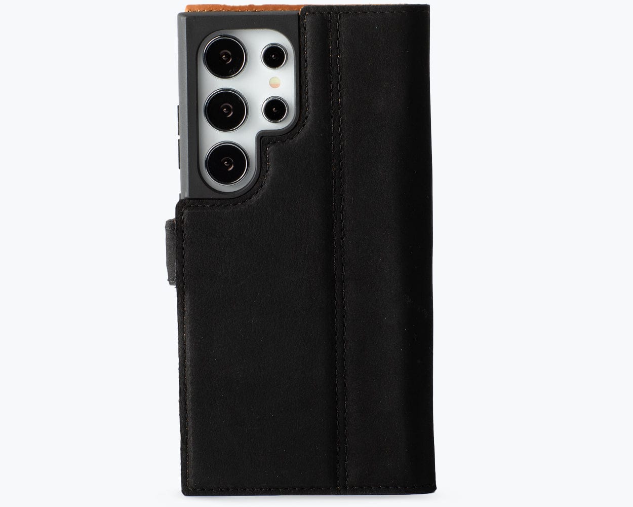 Samsung Galaxy S24 Ultra Vintage Leather Wallet Side Clasp - Snakehive UK