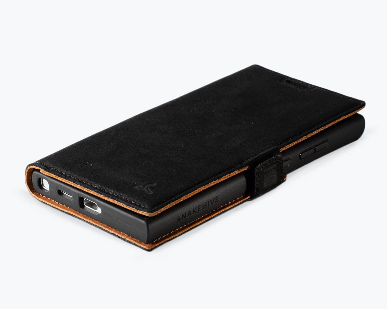Samsung Galaxy S24 Ultra Vintage Leather Wallet Side Clasp - Snakehive UK