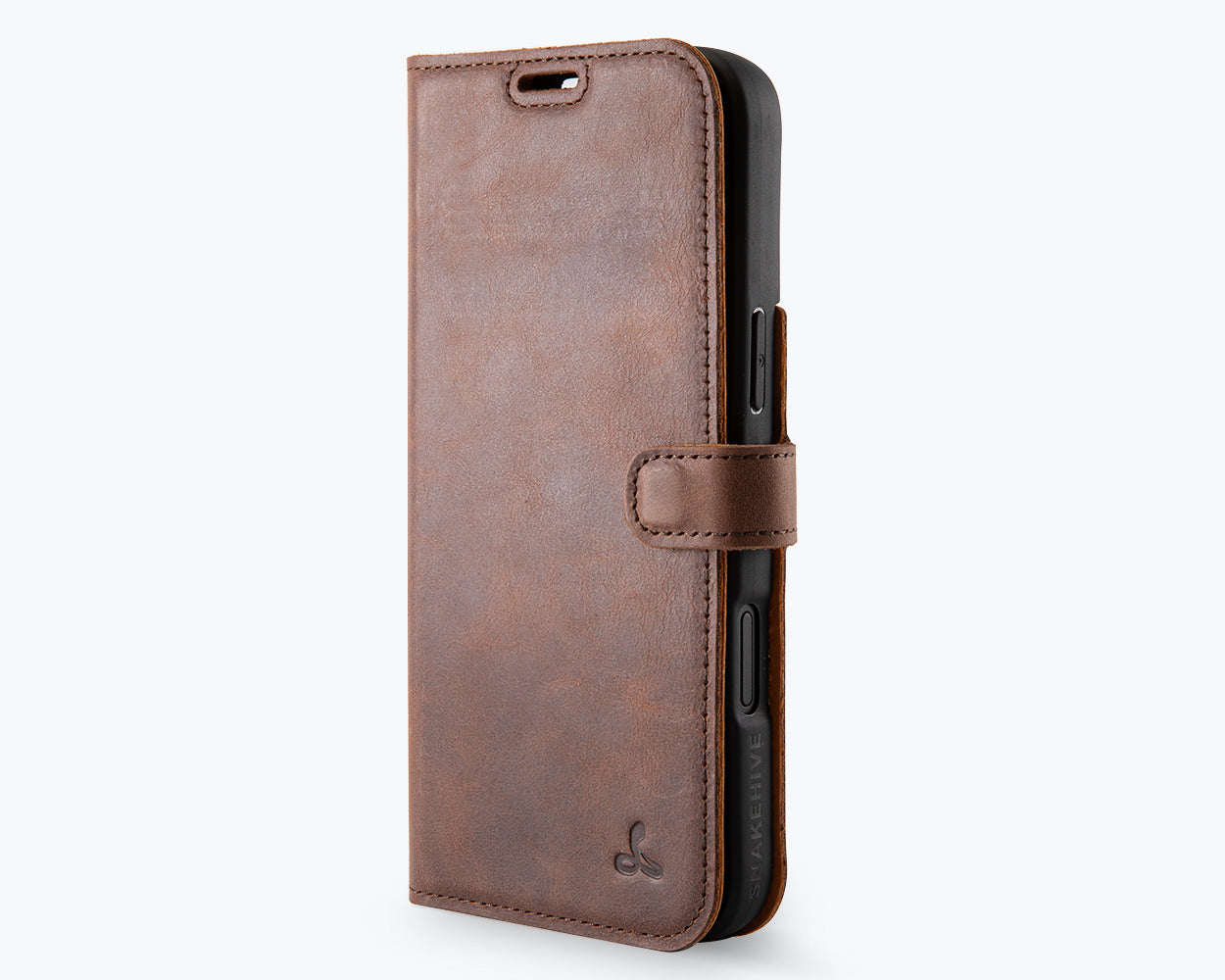 Apple iPhone 16 Plus - Vintage Leather Wallet