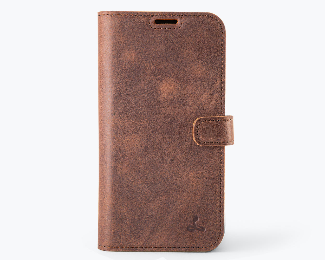 Apple iPhone 16e - Vintage Leather Wallet Phone Case