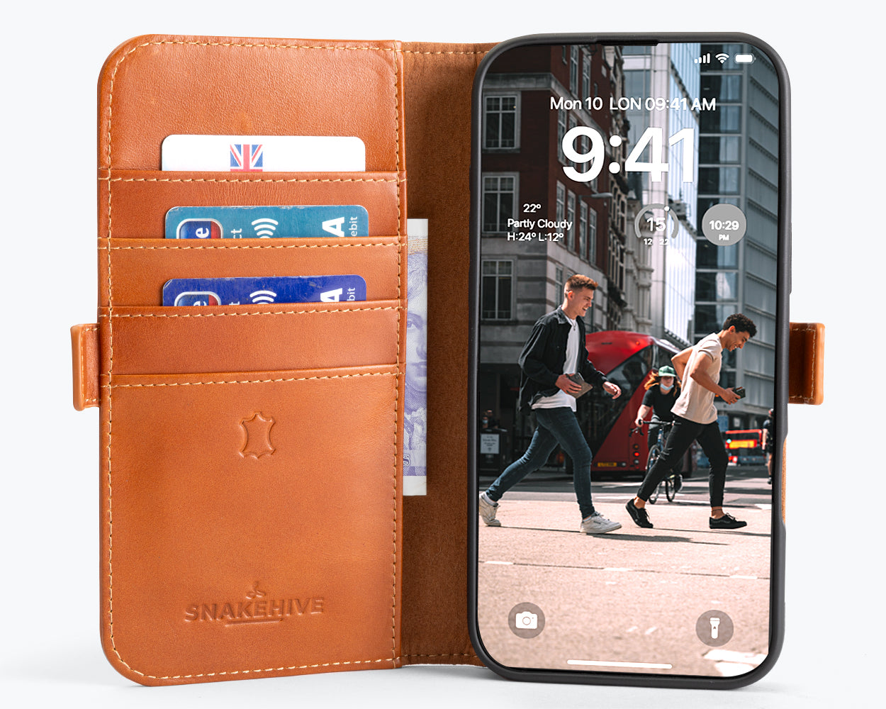 Apple Iphone 16 Pro Max Metro Leather Wallet - Snakehive UK