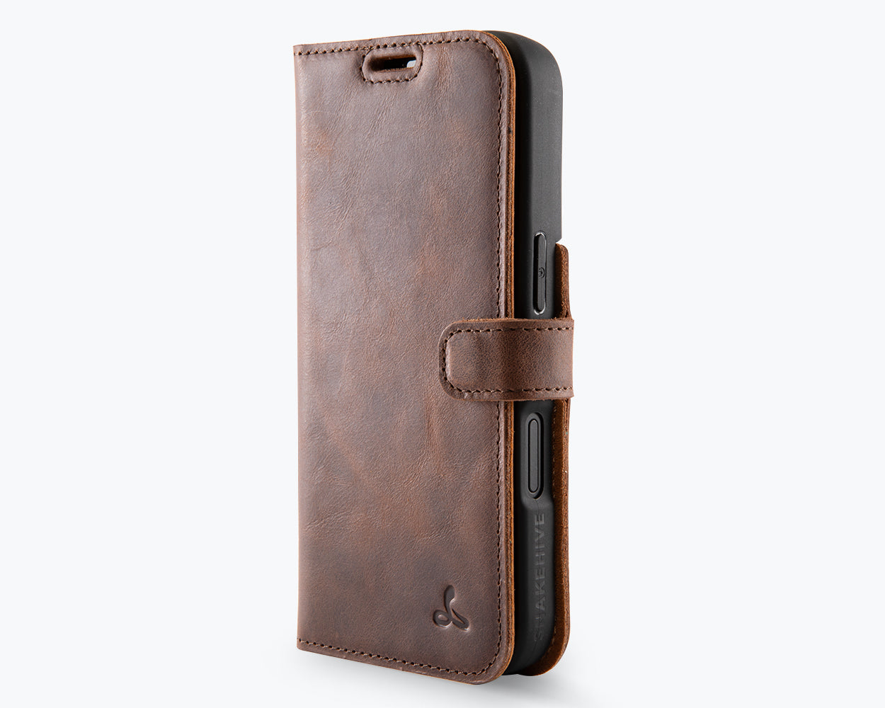 Apple Iphone 16 Pro Vintage Leather Wallet - Snakehive UK