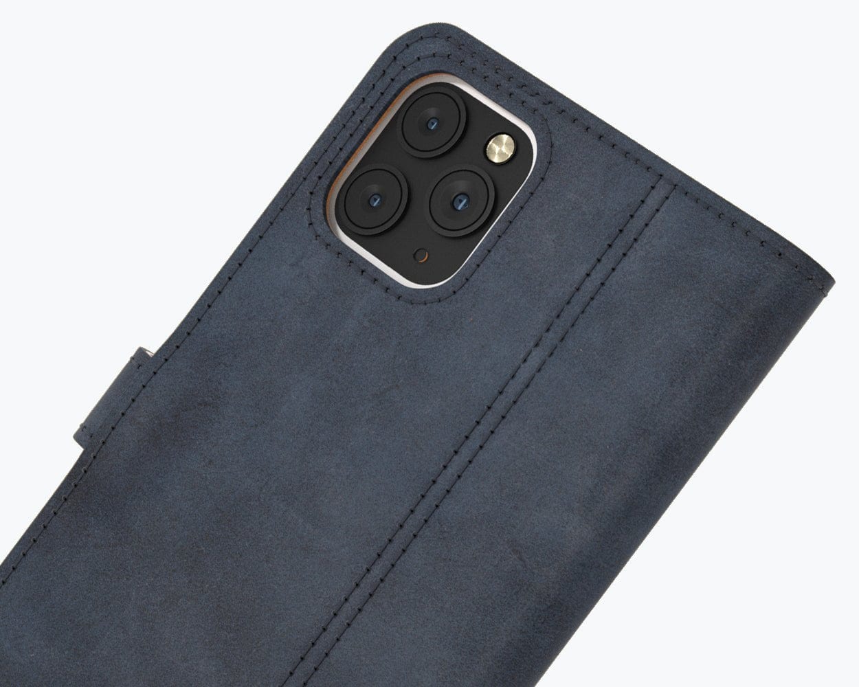Apple iPhone 11 Pro - Vintage Leather Wallet (Almost Perfect) Grey Apple iPhone 11 Pro - Snakehive UK
