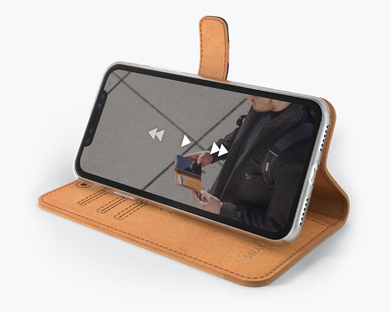 Apple iPhone XS Max - Vintage Leather Wallet (Almost Perfect) Honey Gold Apple iPhone XS Max - Snakehive UK