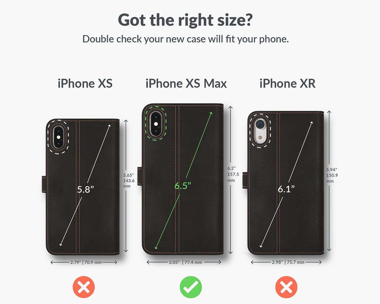 Apple iPhone XS Max - Vintage Two Tone Leather Wallet (Almost Perfect) TT Black/Plum - Snakehive UK