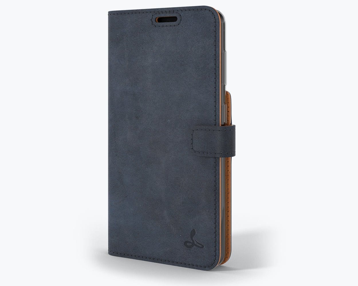 Samsung Galaxy S21 - Vintage Leather Wallet (Almost Perfect) Navy Samsung Galaxy S21 - Snakehive UK