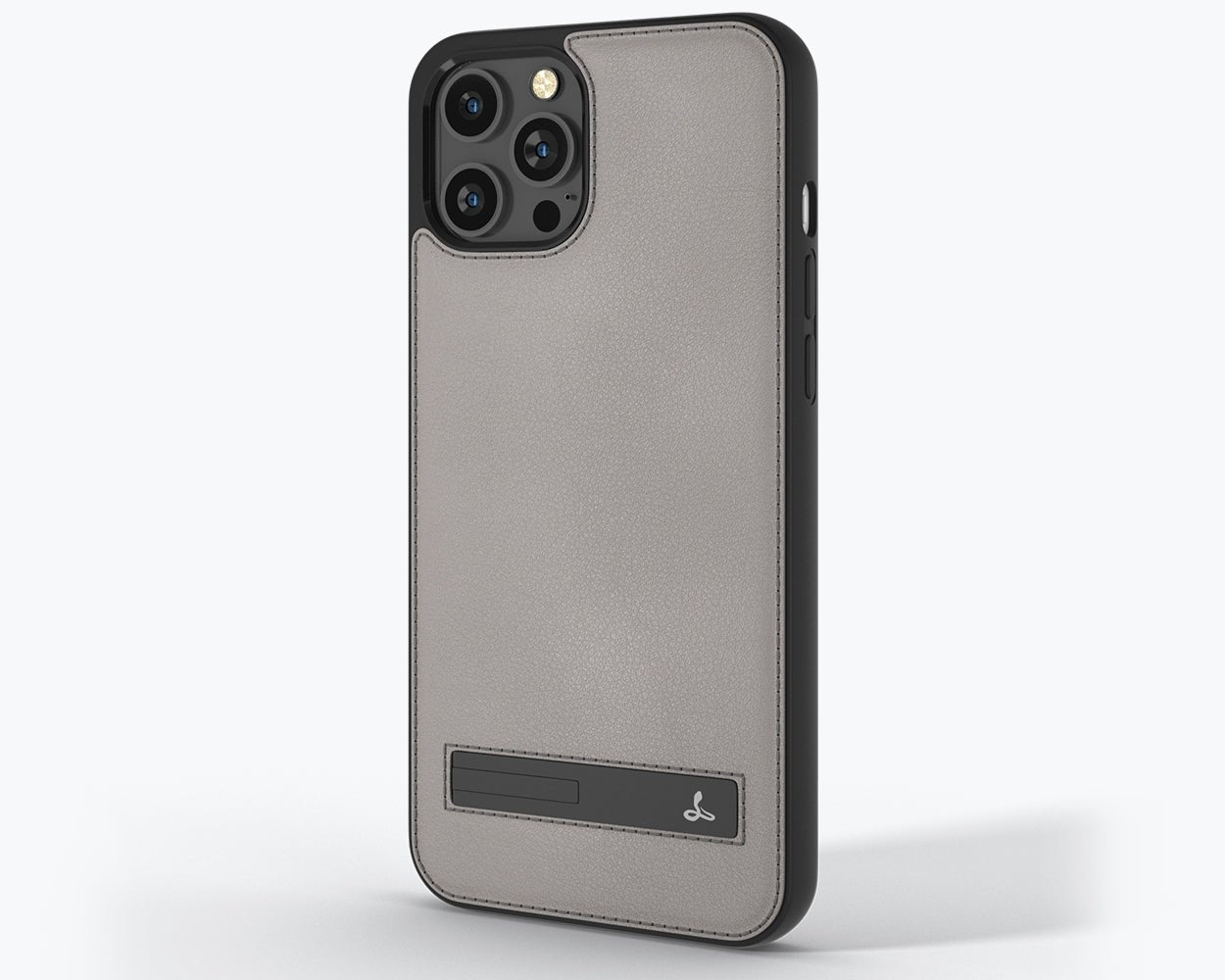 Apple iPhone 12 Pro - Metro Leather Case Pebble Grey Apple iPhone 12 Pro - Snakehive UK