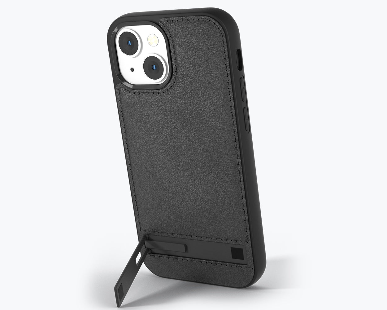 Apple iPhone 13 Mini - Metro Leather Case Jet Black Apple iPhone 13 Mini - Snakehive UK