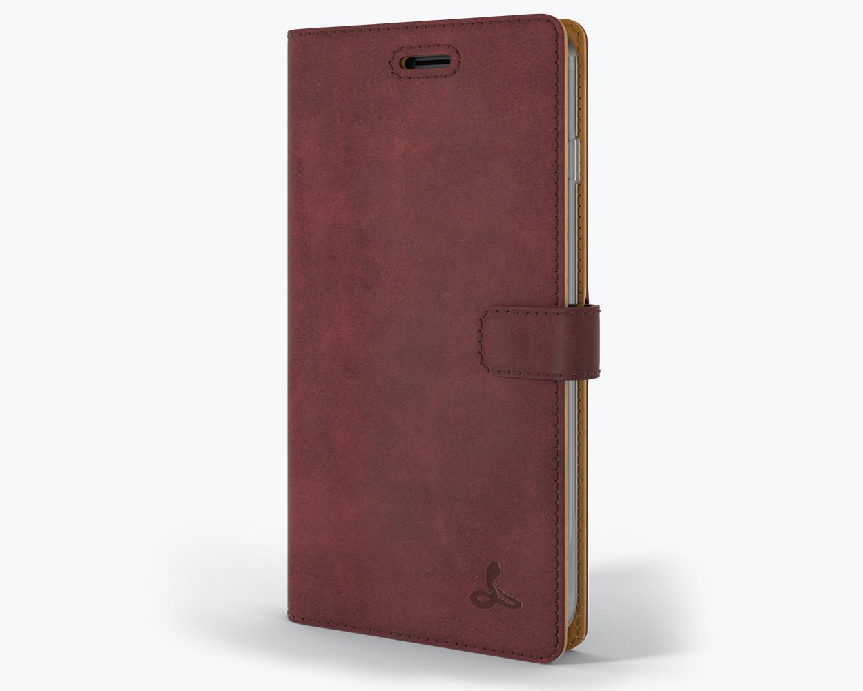 Apple iPhone 8 Plus - Vintage Leather Wallet (Almost Perfect) Plum Apple iPhone 8 Plus - Snakehive UK